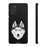 Siberian Husky Tough Cell Phone Cases, 33 Types of Cases, 2 Layer Case, Impact Resistant, FREE Shipping, Made in USA!!