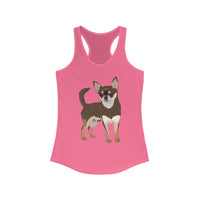 Chihuahua Women's Ideal Racerback Tank, Cotton & Polyester, S - 2XL, 8 Colors, FREE Shipping, Made in the USA!!