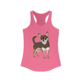 Chihuahua Women's Ideal Racerback Tank, Cotton & Polyester, S - 2XL, 8 Colors, FREE Shipping, Made in the USA!!