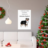 Australian Shepherd Premium Matte vertical posters, Multiple Sizes, Matte Finish, FREE Shipping, Made in USA!!