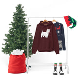 West Highland White Terrier Unisex Heavy Blend™ Hooded Sweatshirt, S - 5XL, Cotton/Polyester, FREE Shipping, Made in USA!!
