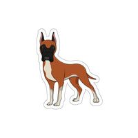 Great Dane Die-Cut Stickers, Water Resistant Vinyl, 5 Sizes, Matte Finish, Indoor/Outdoor, FREE Shipping, Made in USA!!