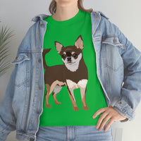 Chihuahua Unisex Heavy Cotton Tee, S - 5XL, 12 Colors, 100% Cotton, Made in the Usa, Free Shipping!!