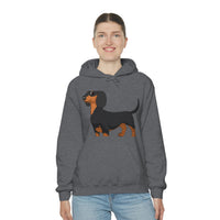 Dachshund Unisex Heavy Blend™ Hooded Sweatshirt, S - 5XL, 13 Colors, Cotton/Polyester, FREE Shipping, Made in USA!!