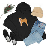 Shiba Inu Unisex Heavy Blend™ Hooded Sweatshirt, S -5XL, 12 Colors, Cotton/Polyester, Medium Heavy Fabric, FREE Shipping, Made in USA!!