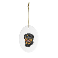 Rottweiler Ceramic Ornaments