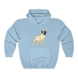 Mastiff Unisex Heavy Blend™ Hooded Sweatshirt, 50-50 Cotton, Polyester, S-5XL, Made in the USA!!