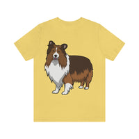 Shetland Sheepdog Unisex Jersey Short Sleeve Tee
