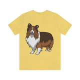 Shetland Sheepdog Unisex Jersey Short Sleeve Tee