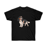 Tricolor Cavalier King Charles Spaniel Unisex Ultra Cotton Tee