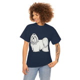 Maltese Unisex Heavy Cotton Tee, S - 5XL, 12 Colors, 100% Cotton, Medium Fabric, FREE Shipping, Made in USA!!
