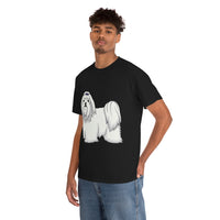 Maltese Unisex Heavy Cotton Tee, S - 5XL, 12 Colors, 100% Cotton, Medium Fabric, FREE Shipping, Made in USA!!