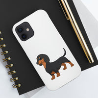 Dachshund Case Mate Tough Phone Cases, Impact Resistant, Wireless Charging, FREE Shipping, Made in USA!!