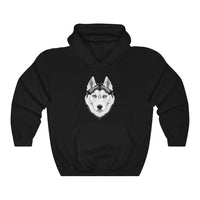 Siberian Husky Unisex Heavy Blend™ Hooded Sweatshirt, S - 5XL, 12 Colors, FREE Shipping, Made in USA!!