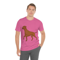 Rhodesian Ridgeback Unisex Jersey Short Sleeve Tee, S - 3XL, 16 Colors, Light Fabric Cotton, FREE Shipping, Made in USA!!