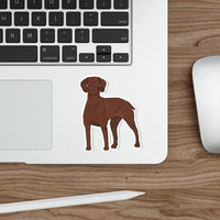 Vizsla Die-Cut Stickers,  Water Resistant Vinyl, 5 Sizes, Matte Finish, Indoor/Outdoor, FREE Shipping, Made in USA!!