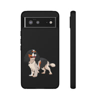 Tricolor Cavalier King Charles Spaniel Tough Cell Phone Cases, Glossy/Matte, Google, Samsung, iPhone, FREE Shipping, Made in USA!!