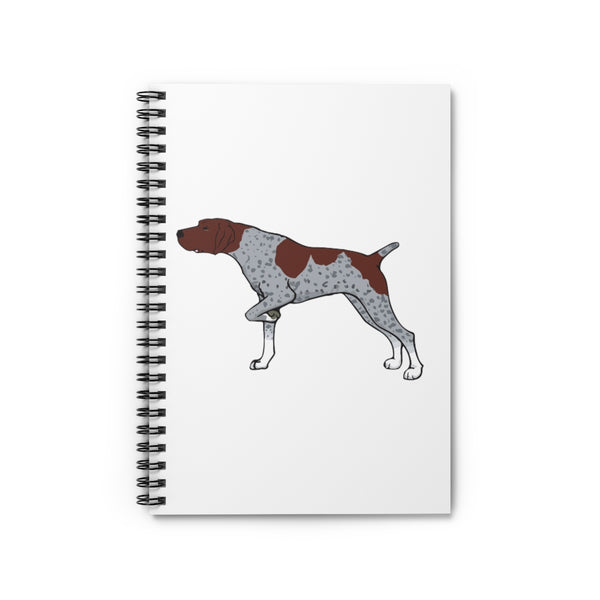 German Shorthaired Pointer Spiral Notebook - Ruled Line