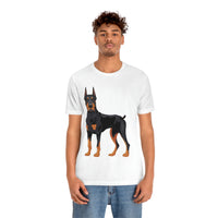 Doberman Pinscher Unisex Jersey Short Sleeve Tee