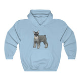 Miniature Schnauzer Unisex Heavy Blend™ Hooded Sweatshirt