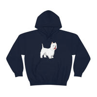 West Highland White Terrier Unisex Heavy Blend™ Hooded Sweatshirt, S - 5XL, Cotton/Polyester, FREE Shipping, Made in USA!!