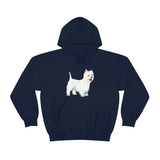 West Highland White Terrier Unisex Heavy Blend™ Hooded Sweatshirt, S - 5XL, Cotton/Polyester, FREE Shipping, Made in USA!!