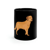 Chesapeake Bay Retriever 11oz Black Mug, Ceramic, FREE Shipping, Made in USA!!