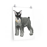 Miniature Schnauzer Premium Matte vertical posters