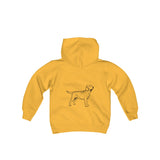 Labrador Retriever Boys Hoodies, Kids Heavy Blend Hooded Sweatshirt