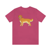 Golden Retriever Unisex Jersey Short Sleeve Tee