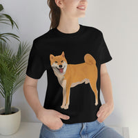 Shiba Inu Unisex Jersey Short Sleeve Tee, S - 3XL, 16 Colors, 100% Cotton, Light Fabric, FREE Shipping, Made in USA!!