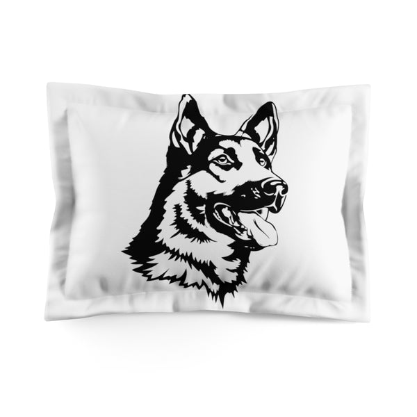 German Shepherd Microfiber Pillow Sham