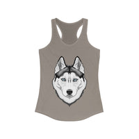 Siberian Husky Women's Ideal Racerback Tank