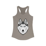 Siberian Husky Women's Ideal Racerback Tank