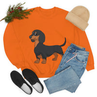Dachshund Unisex Heavy Blend™ Crewneck Sweatshirt, S - 2XL, 14 Colors, Cotton/Polyester, Medium Fabric, FREE Shipping, Made in USA!!