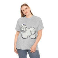 Maltese Unisex Heavy Cotton Tee, S - 5XL, 12 Colors, 100% Cotton, Medium Fabric, FREE Shipping, Made in USA!!