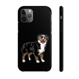 Australian Shepherd Case Mate Tough Cell Phone Cases, Wireless Charging, Extremely Strong Plastic, FREE Shipping, Made in USA!!
