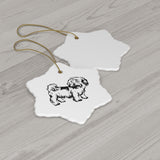 Shih Tzu Ceramic Ornaments