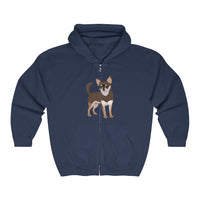 Chihuahua Unisex Heavy Blend™ Full Zip Hooded Sweatshirt, Cotton/Polyester, Medium Heavy Fabric, S - 2XL, 6 Colors, FREE Shipping, Made in USA!!