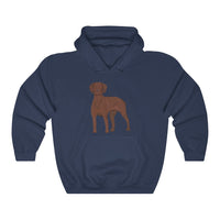 Vizsla Unisex Heavy Blend Hooded Sweatshirt, 11 Colors, S - 5XL, FREE Shipping, Made in the Usa!!