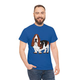 Basset Hound Unisex Heavy Cotton Tee, S - 5XL, 12 Colors, 100% Cotton, FREE  Shipping, Made in USA!!