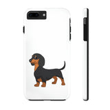 Dachshund Case Mate Tough Phone Cases, Impact Resistant, Wireless Charging, FREE Shipping, Made in USA!!