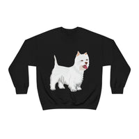 West Highland White Terrier Unisex Heavy Blend™ Crewneck Sweatshirt, S - 5XL, Cotton/Polyester, FREE Shipping, Made in USA!!