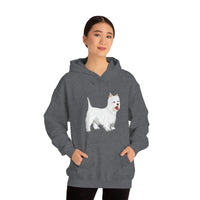 West Highland White Terrier Unisex Heavy Blend™ Hooded Sweatshirt, S - 5XL, Cotton/Polyester, FREE Shipping, Made in USA!!