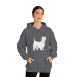 West Highland White Terrier Unisex Heavy Blend™ Hooded Sweatshirt, S - 5XL, Cotton/Polyester, FREE Shipping, Made in USA!!