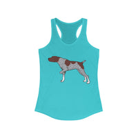 German Shorthaired Pointer Women's Ideal Racerback Tank