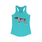 German Shorthaired Pointer Women's Ideal Racerback Tank