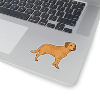 Chesapeake Bay Retriever Kiss-Cut Stickers, 4 Sizes, White or Transparent, Indoor Use, FREE Shipping, Made in USA!!