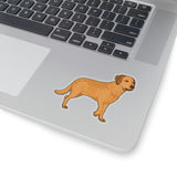 Chesapeake Bay Retriever Kiss-Cut Stickers, 4 Sizes, White or Transparent, Indoor Use, FREE Shipping, Made in USA!!