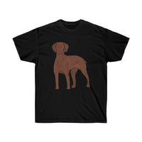 Vizsla Unisex Ultra Cotton Tee, 12 Colors, S - 5XL, FREE Shipping, Made in the USA!!